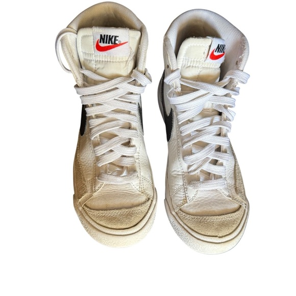 Nike blazer Mid ‘77 vintage white black sail Sneakers youth basketball youth sz4 - Picture 10 of 11